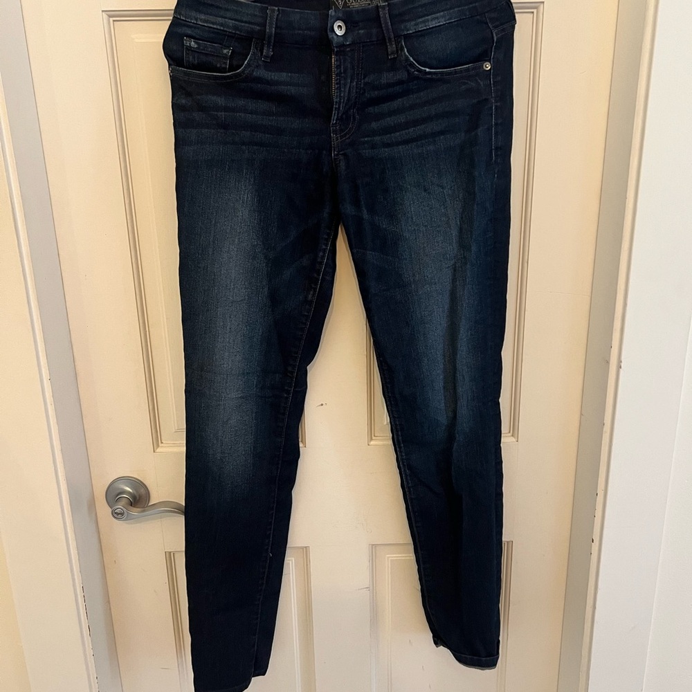 Guess Women's Dark Indigo Curvy Sophia Skinny Jeans